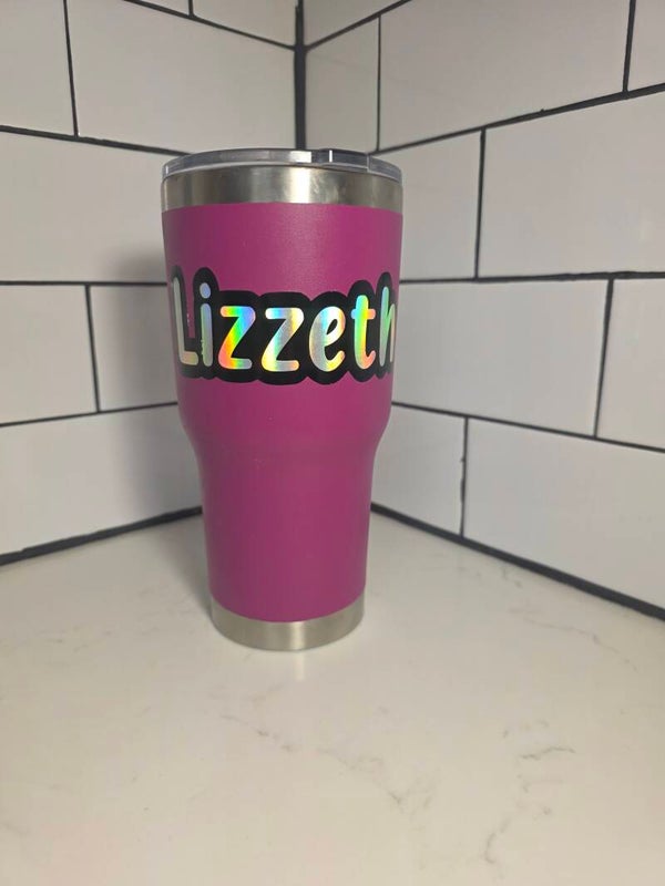 20 onz custom tumbler with name