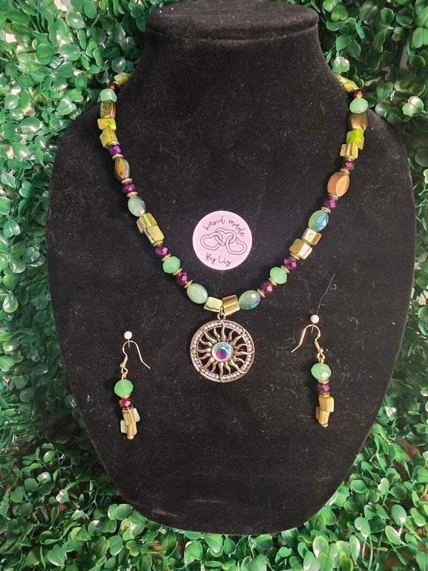 solar flare (set of two hand made)