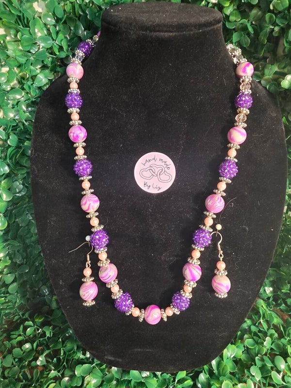 LILAC  (set of two hand made)