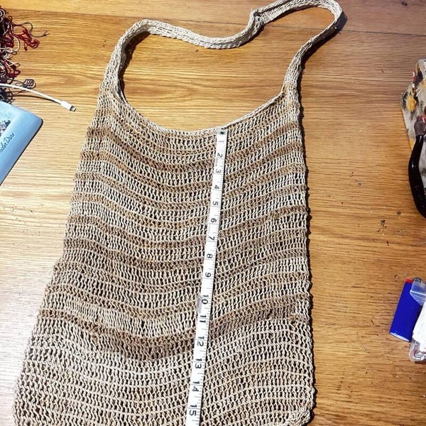 Highlands Bilum Bag Undyed Fibre, Papua New Guinea (c. 1960s