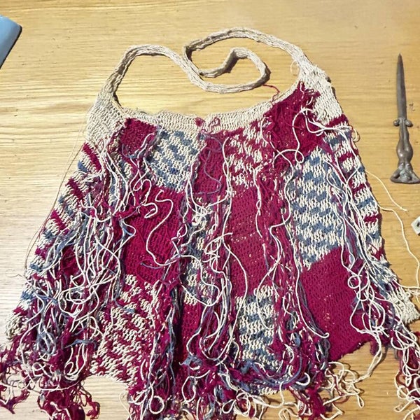 Papua New Guinea Bilum Bag – Fringed, Highlands Region (c. 1960s