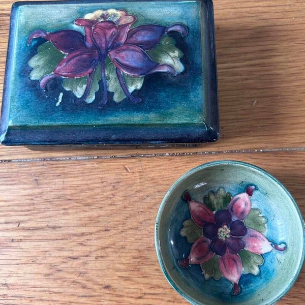 Vintage Moorcroft Style Ceramic Set