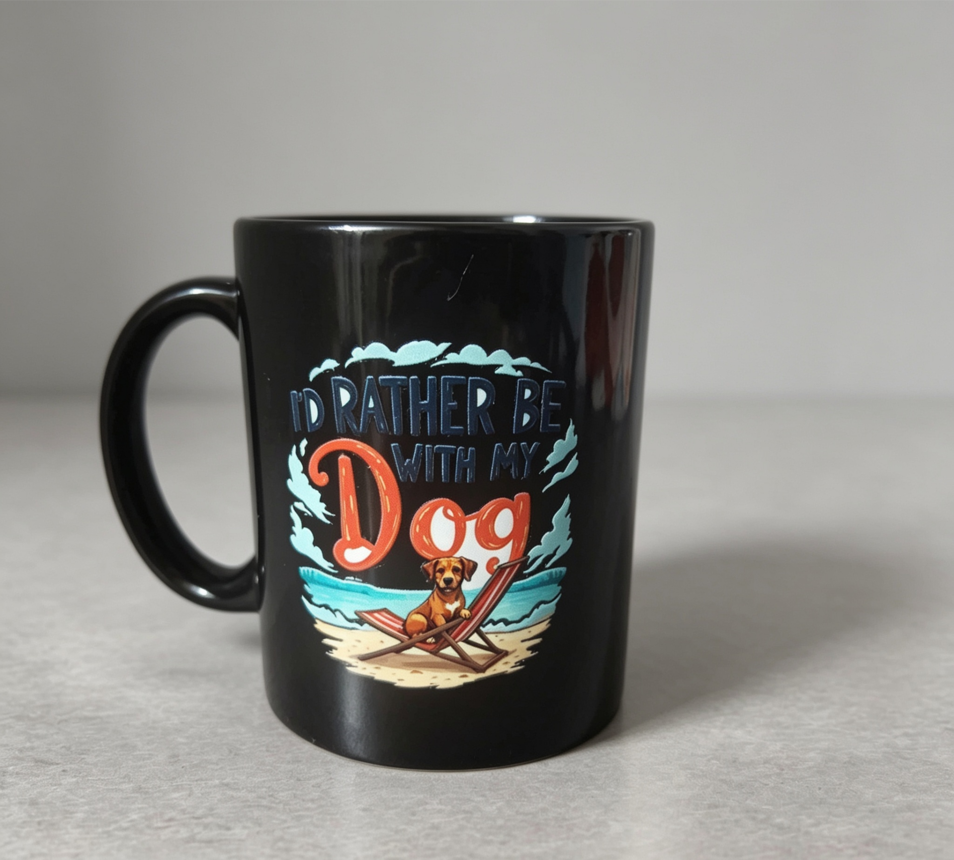 I'd rather be with my dog mug