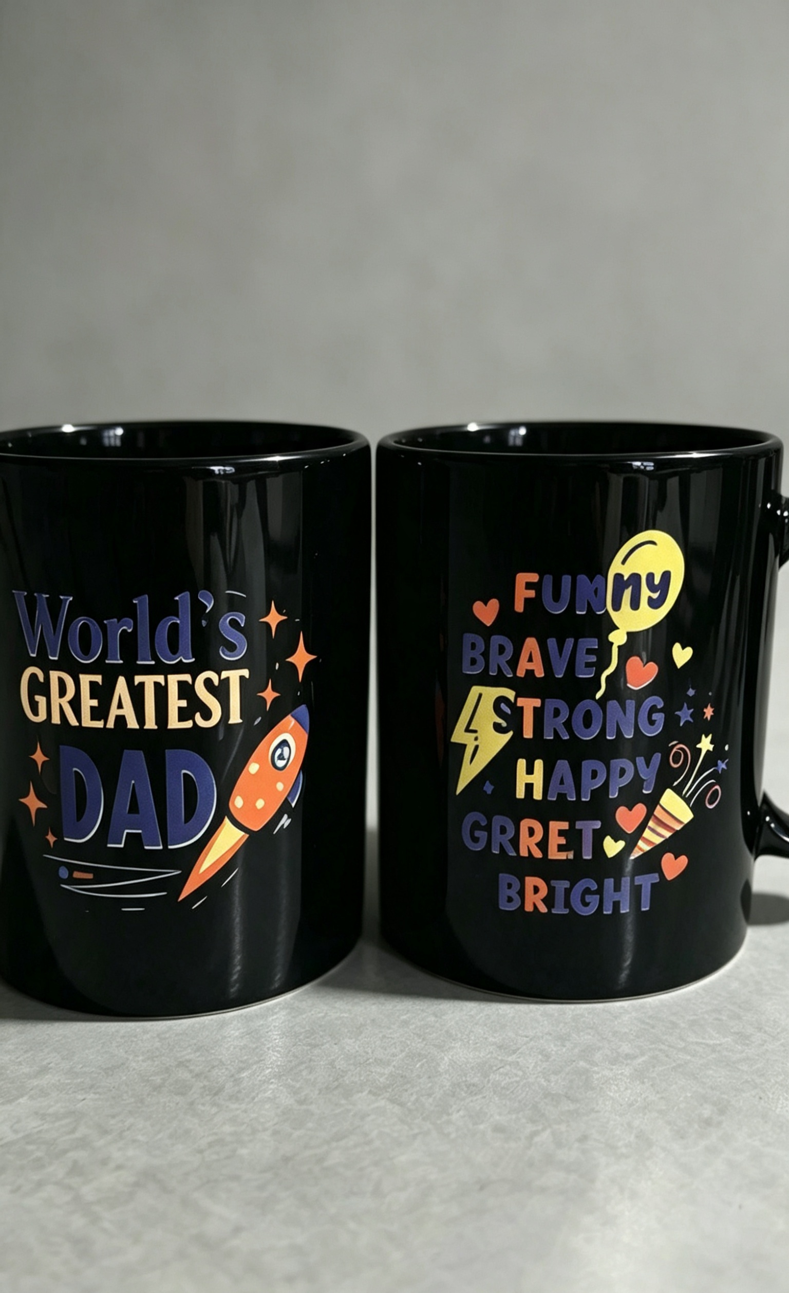World's Greatest Dad Double-Sided Mug 🚀