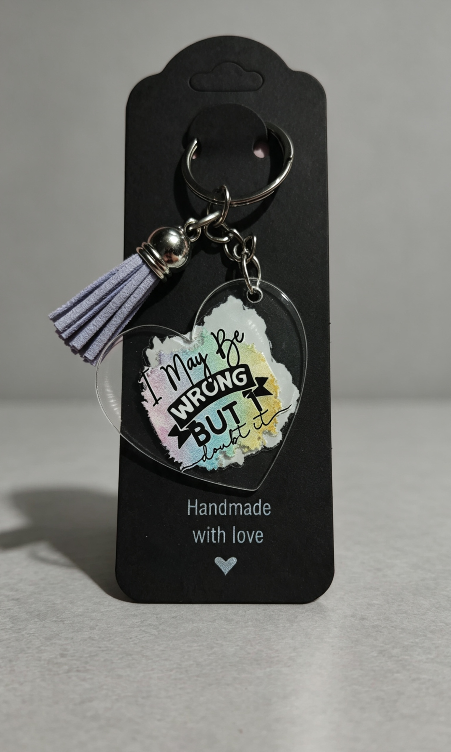 Slay the Day | Funny Double-Sided Keyring | Motivational & Sarcastic Gift