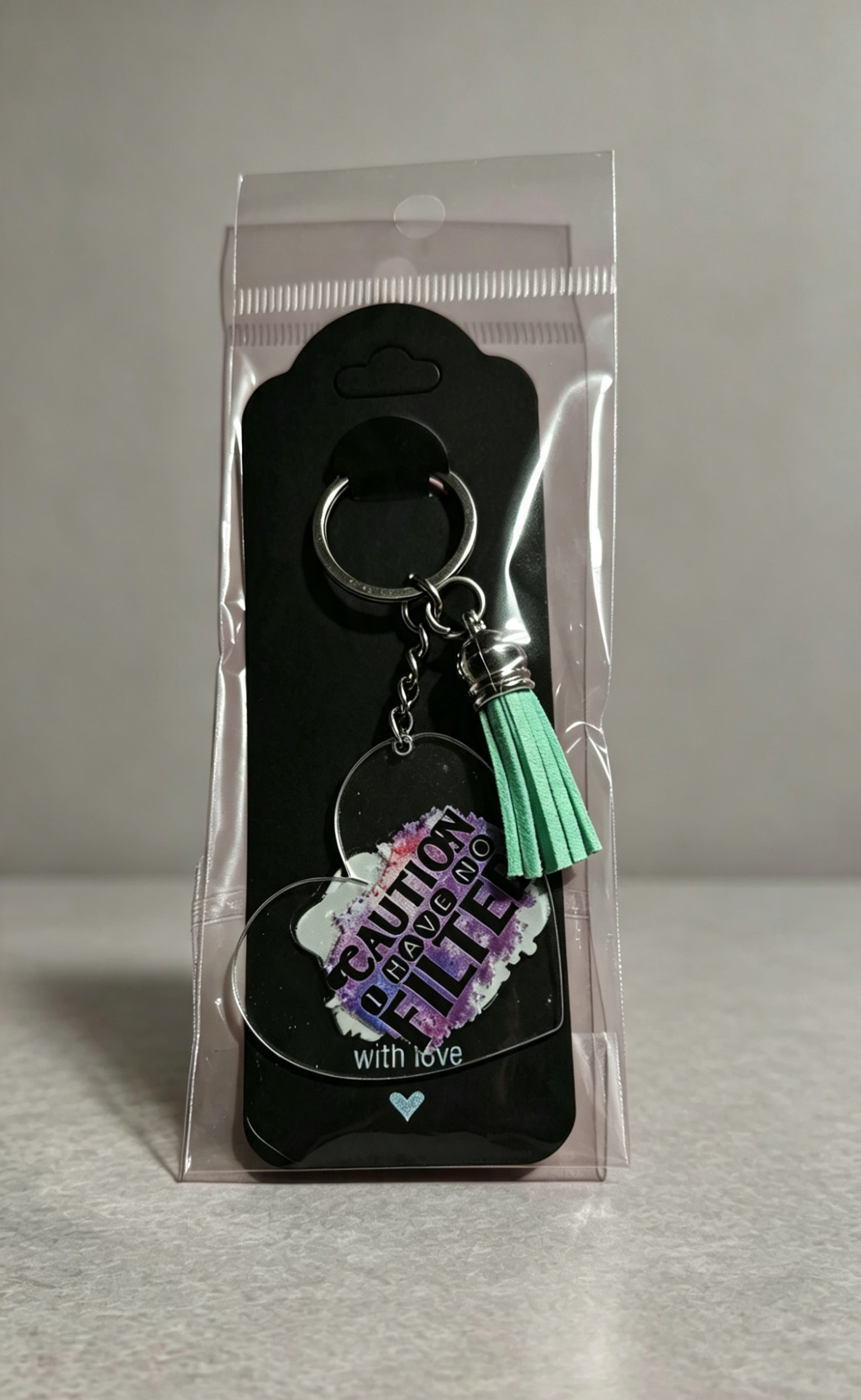 You Matter the Most | Funny Double-Sided Keyring | Inspirational & Sarcastic Gift