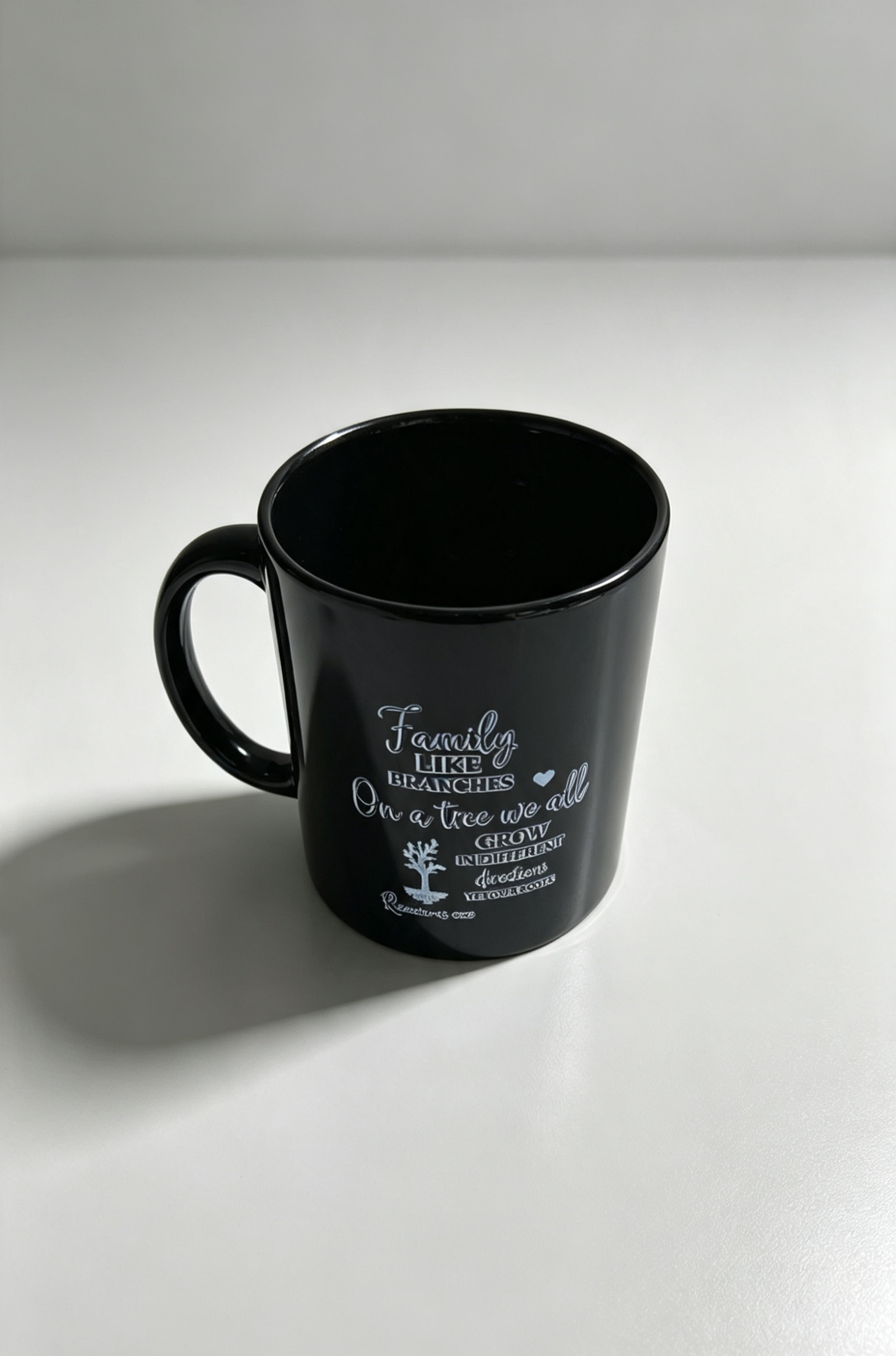 Family Are Like Branches on a Tree Mug – Meaningful Family Quote Coffee Cup – Family Gift – Housewarming Mug – Gift for Mum, Dad, Grandparents