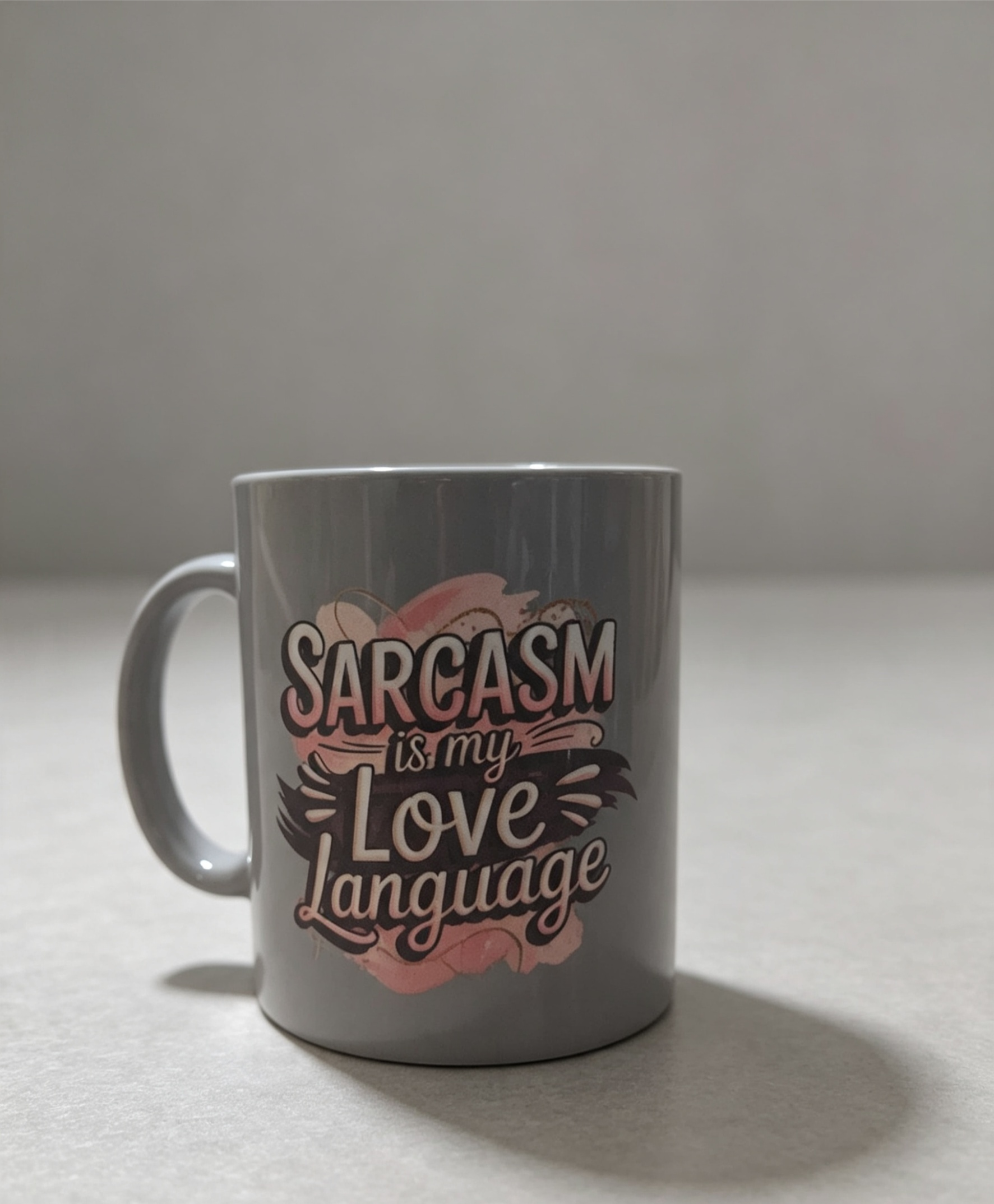 Sarcasm Is My Love Language Mug | Funny Coffee Cup | Humorous Gift for Friends | Coworker Mug | Novelty Tea Cup | Birthday Gift