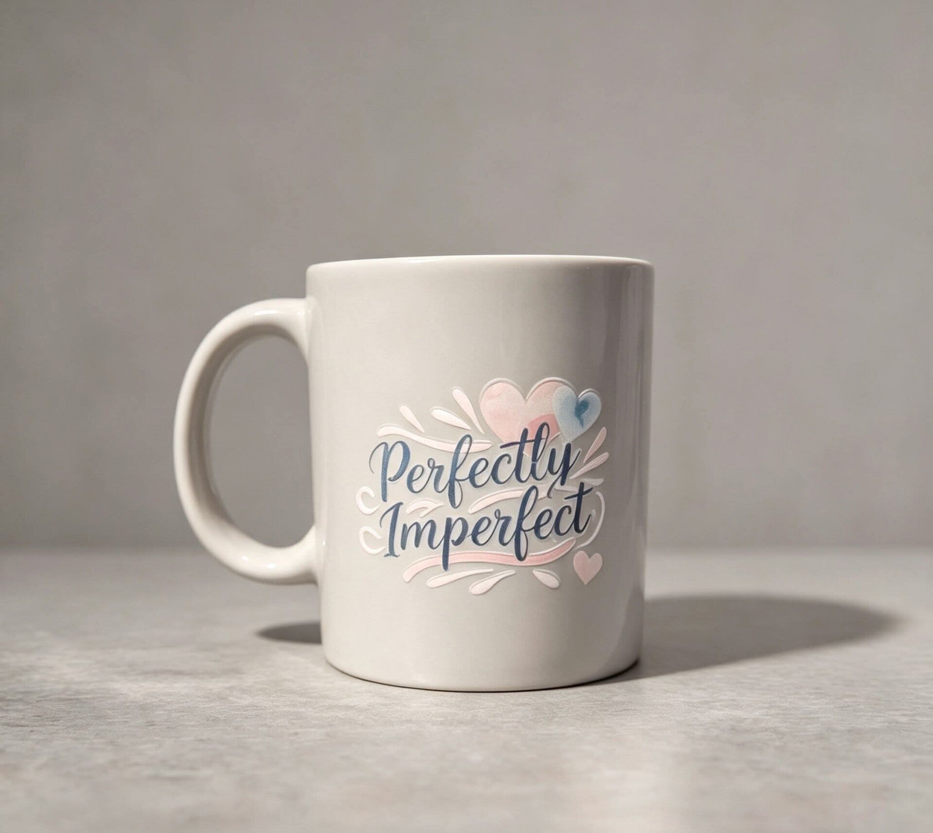 Perfectly Imperfect Mug | Self Love & Acceptance Quote Cup | Beautiful Flaws Reminder | Gift For Her, Friend, Colleague, Mum