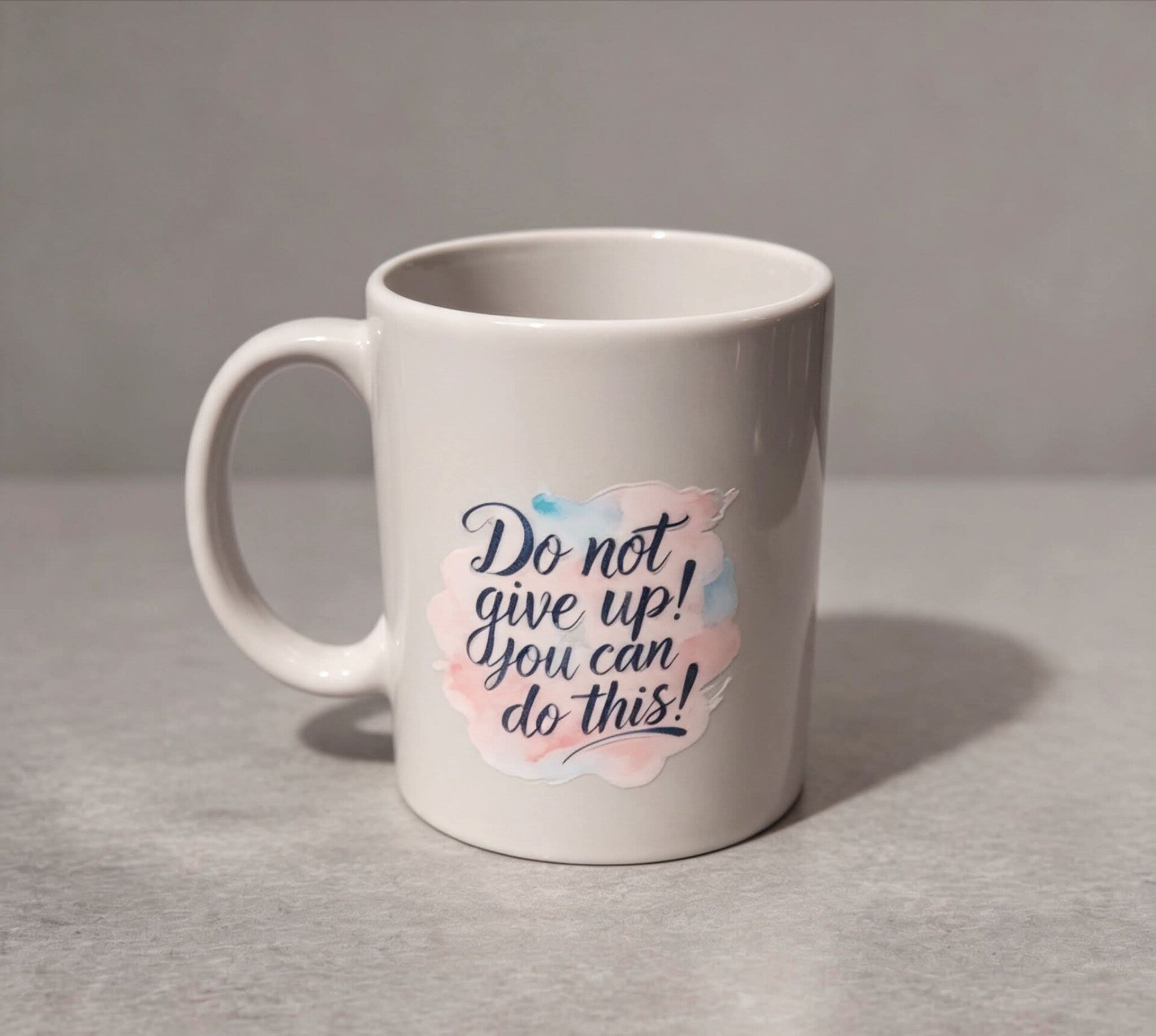 Do Not Give Up! You Can Do This Mug | Encouragement Quote Cup | Motivational Gift For Friend, Student, Colleague, Tough Times Support