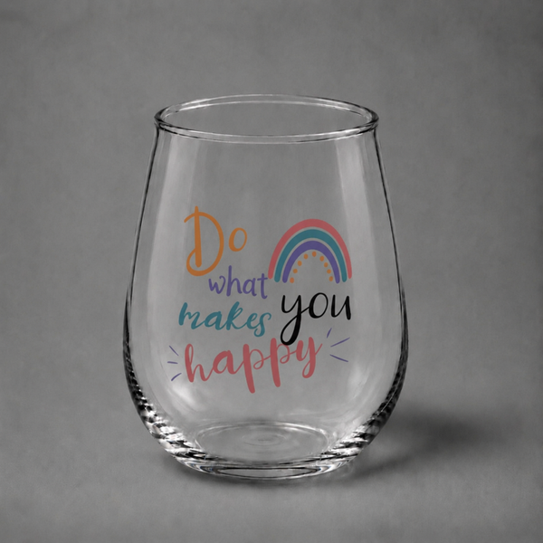 Do What Makes You Happy – Inspirational Glass