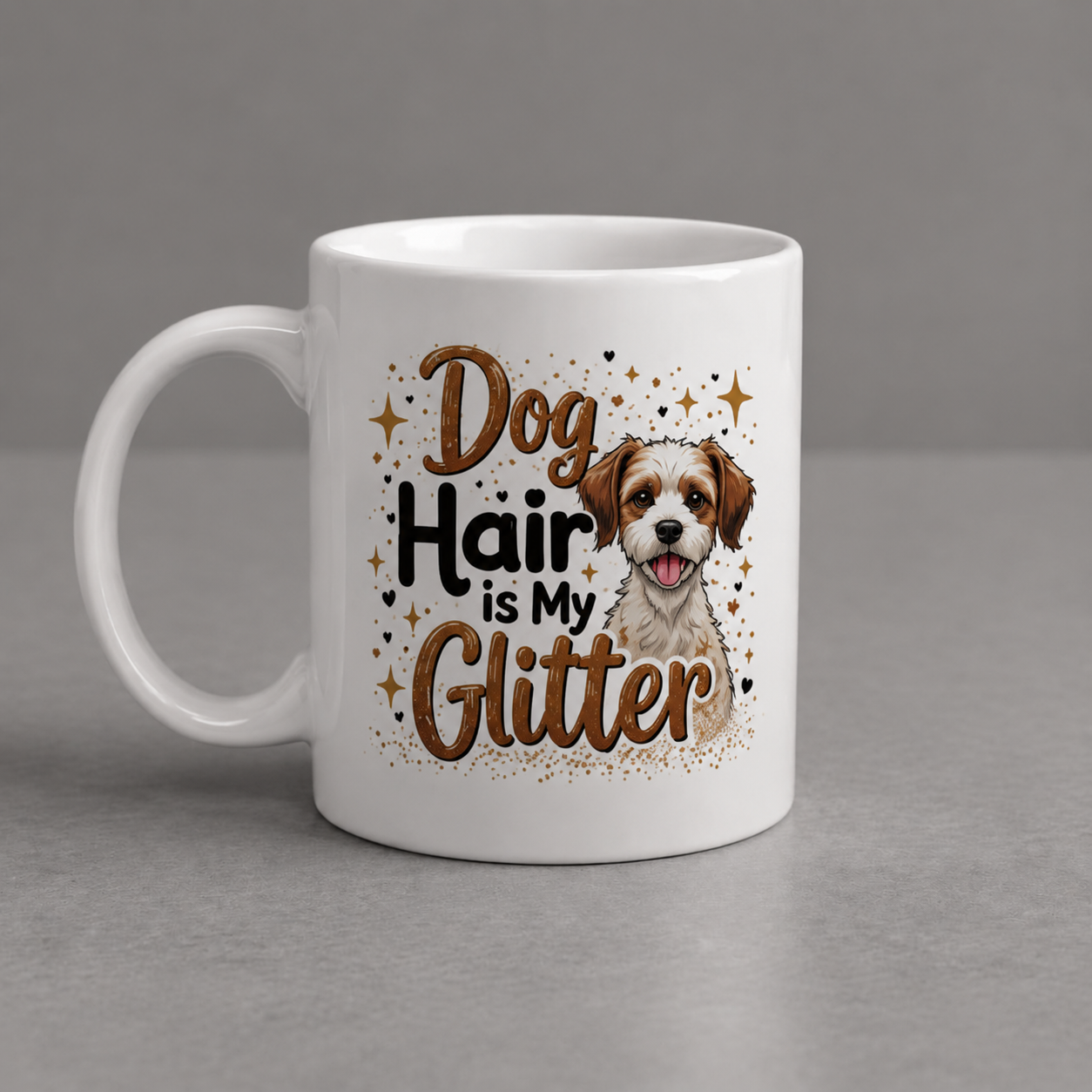 Dog Hair Is My Glitter Mug