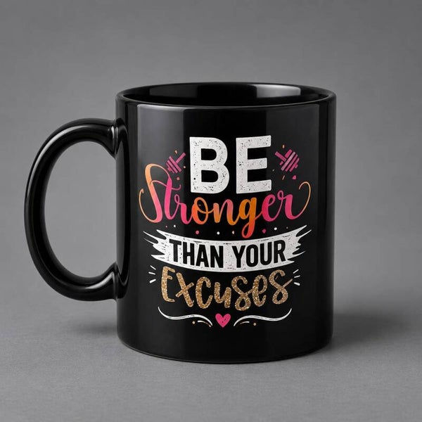 Be Stronger Than Your Excuses Mug