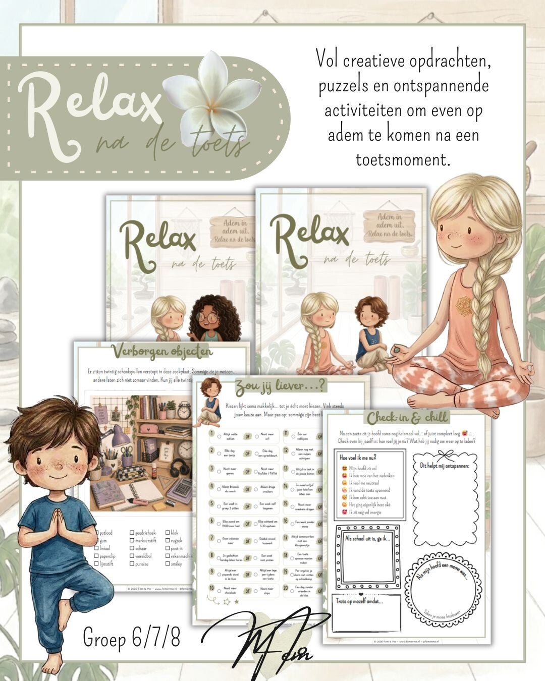 Relax na de toets boekje (groep 6, 7 & 8)