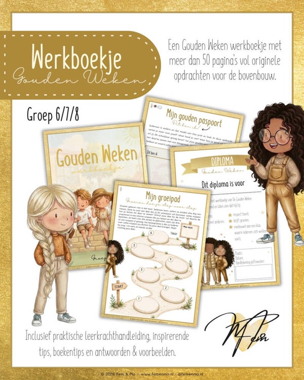 Werkboekje Gouden Weken – Groep 6, 7 & 8