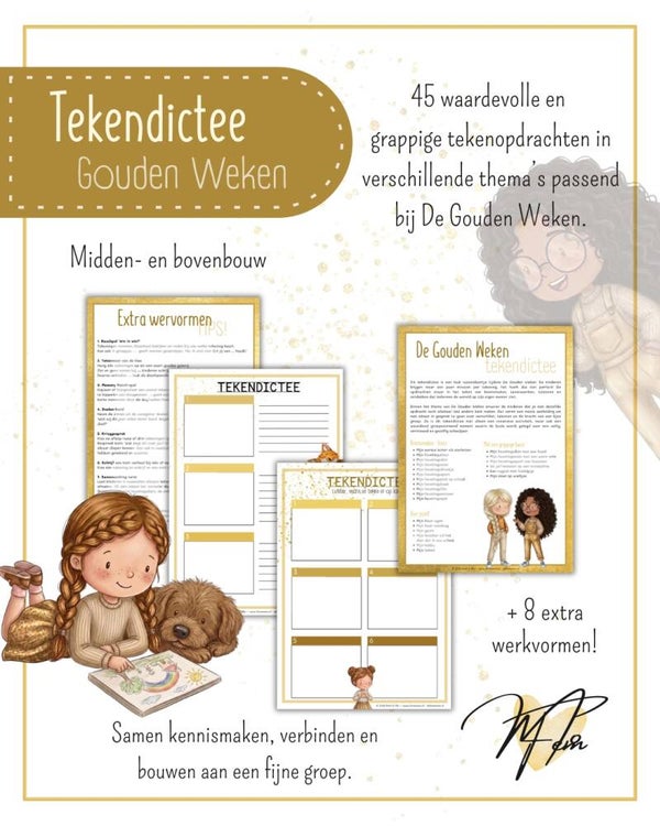 Tekendictee De Gouden Weken 2.0 | Midden- en bovenbouw