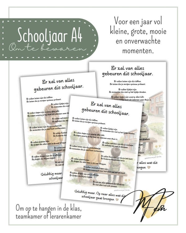 Er zal van alles gebeuren dit schooljaar – A4