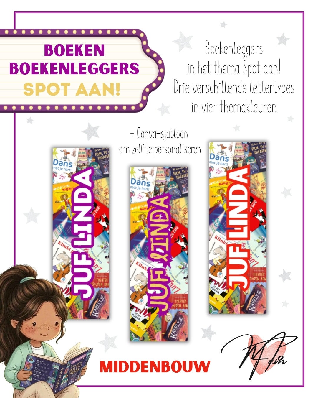 Boekenleggers met boeken | KBW 2026 – Middenbouw