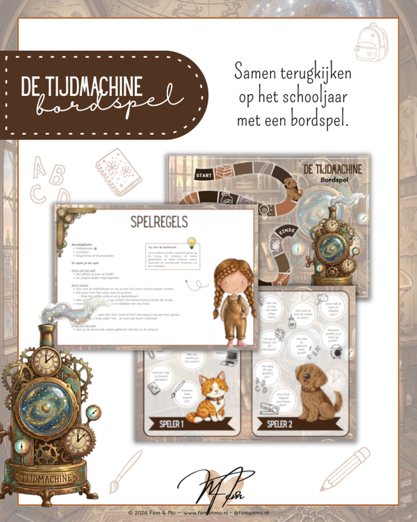 Bronzen Weken - Tijdmachine bordspel (groep 4 t/m 8)