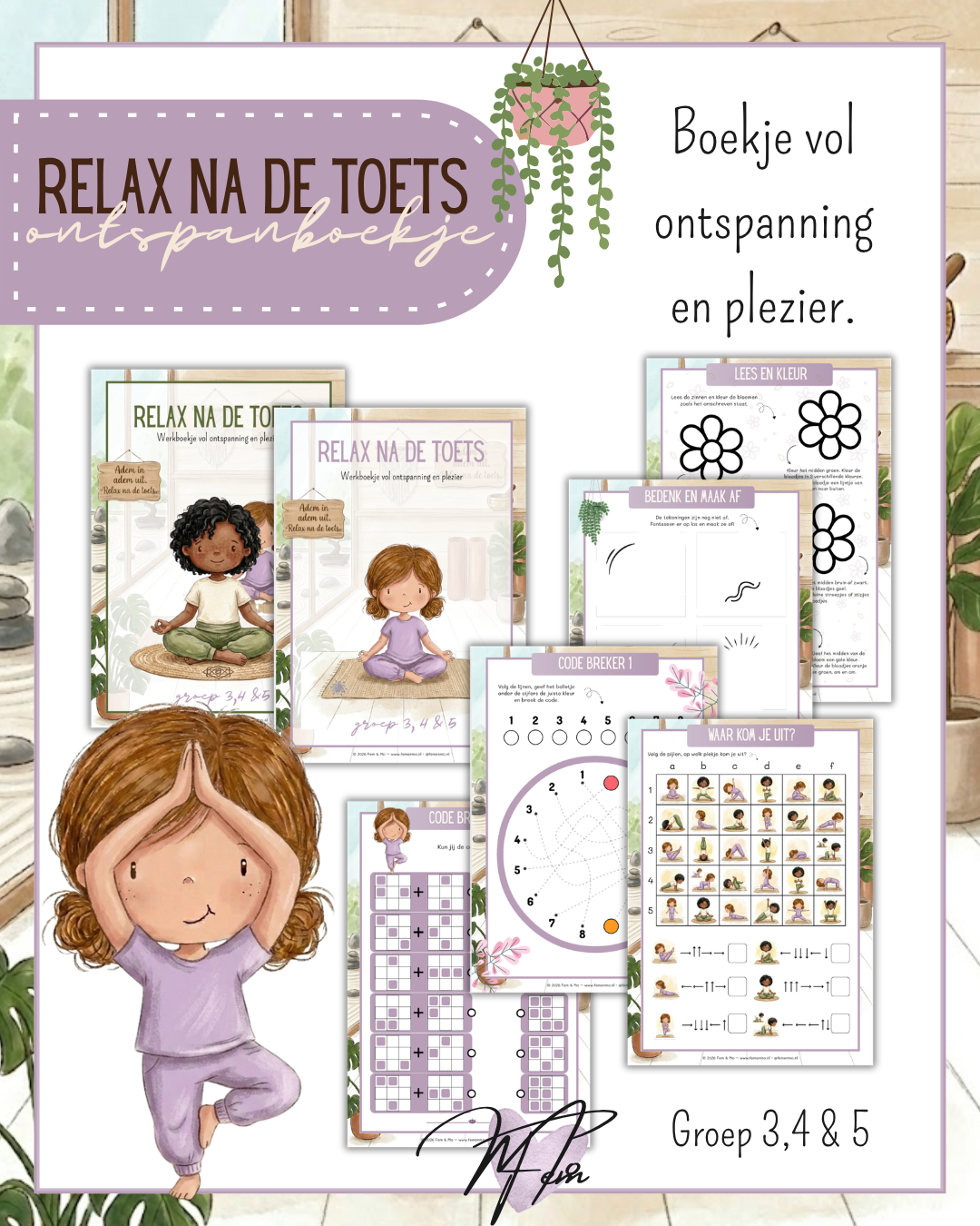 Relax na de toets boekje (groep 3, 4 & 5)