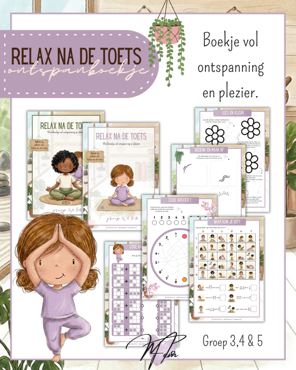 Relax na de toets boekje (groep 3, 4 & 5)
