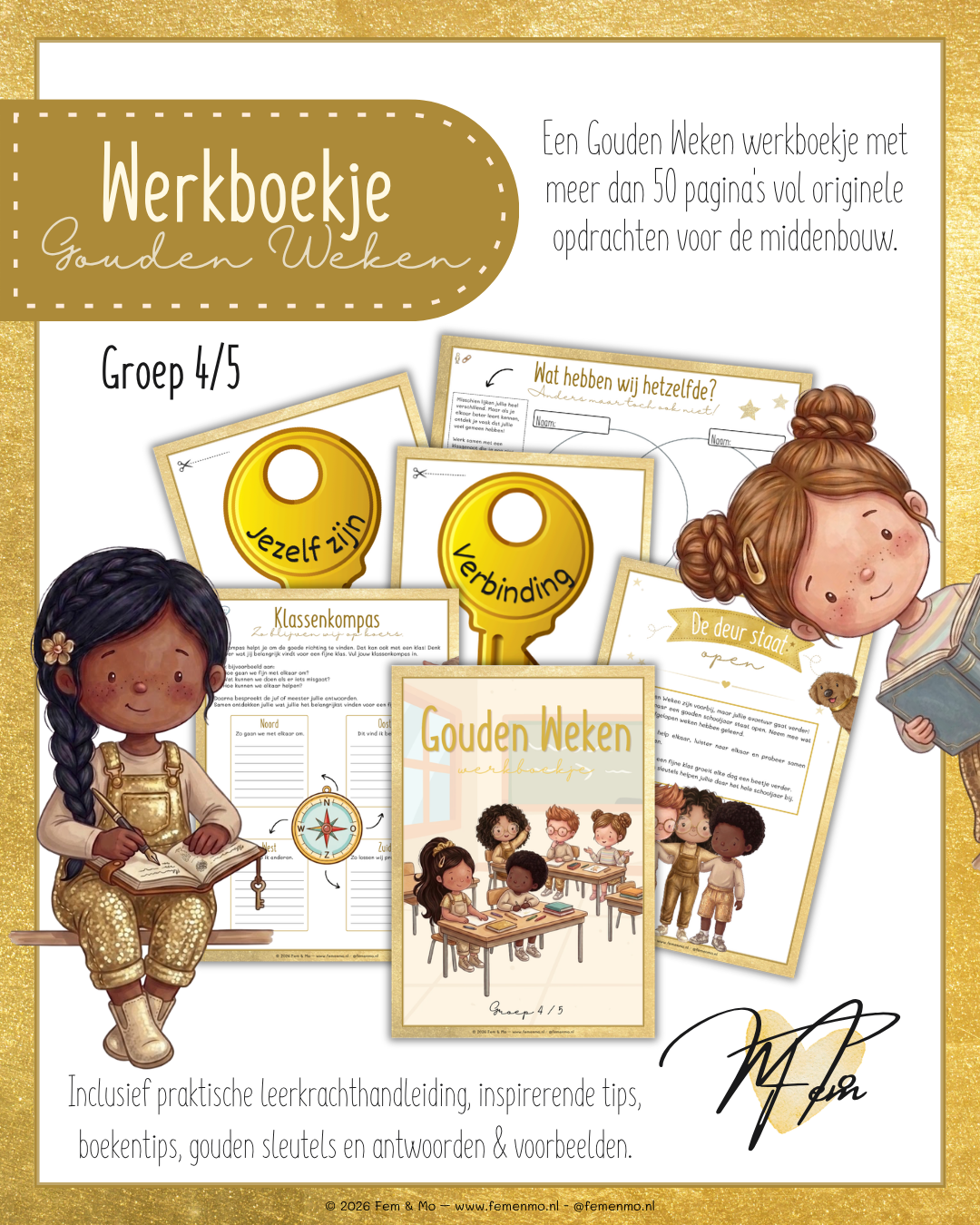Werkboekje Gouden Weken – Groep 4 & 5