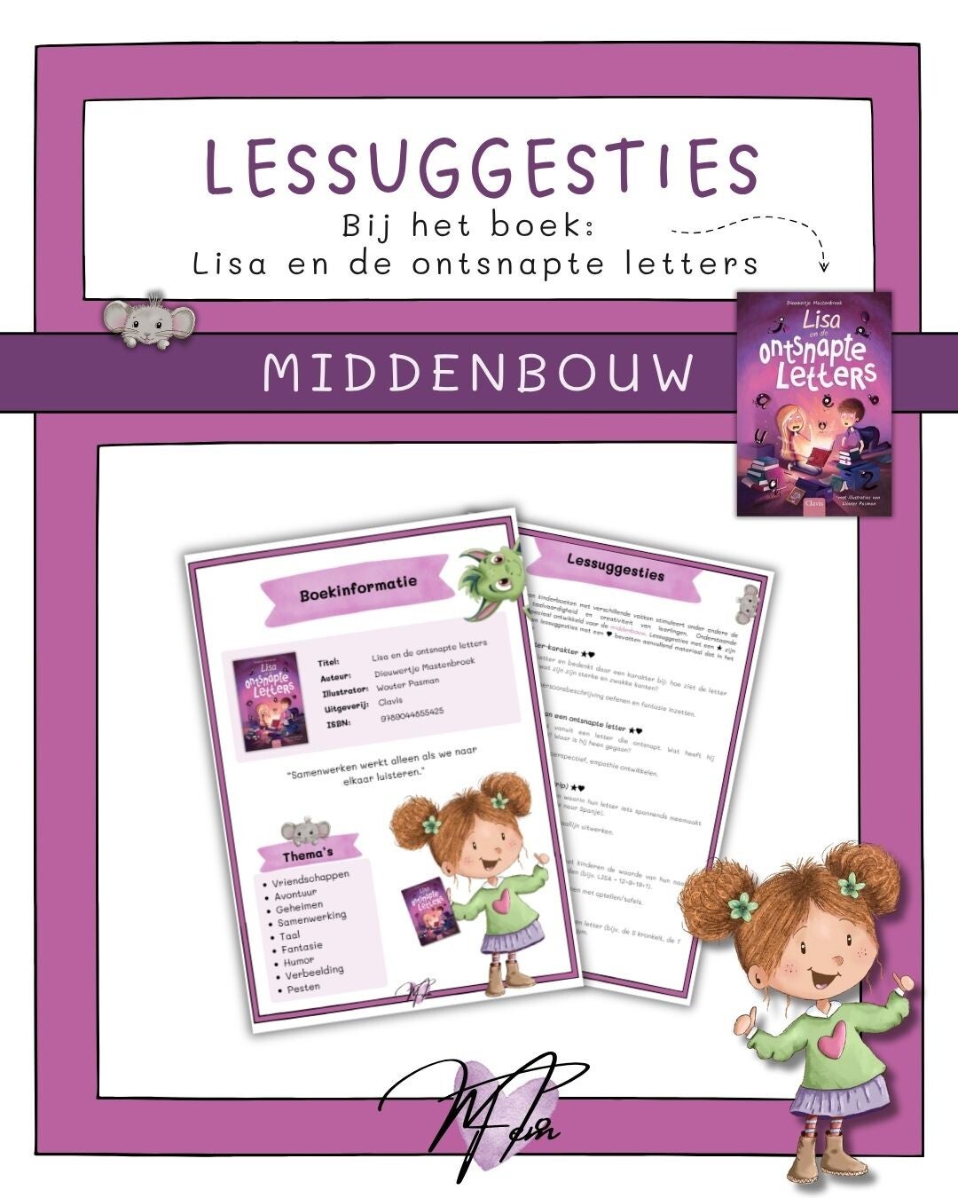 Lisa en de ontsnapte letters – Lessuggesties middenbouw (3/4/5/6)