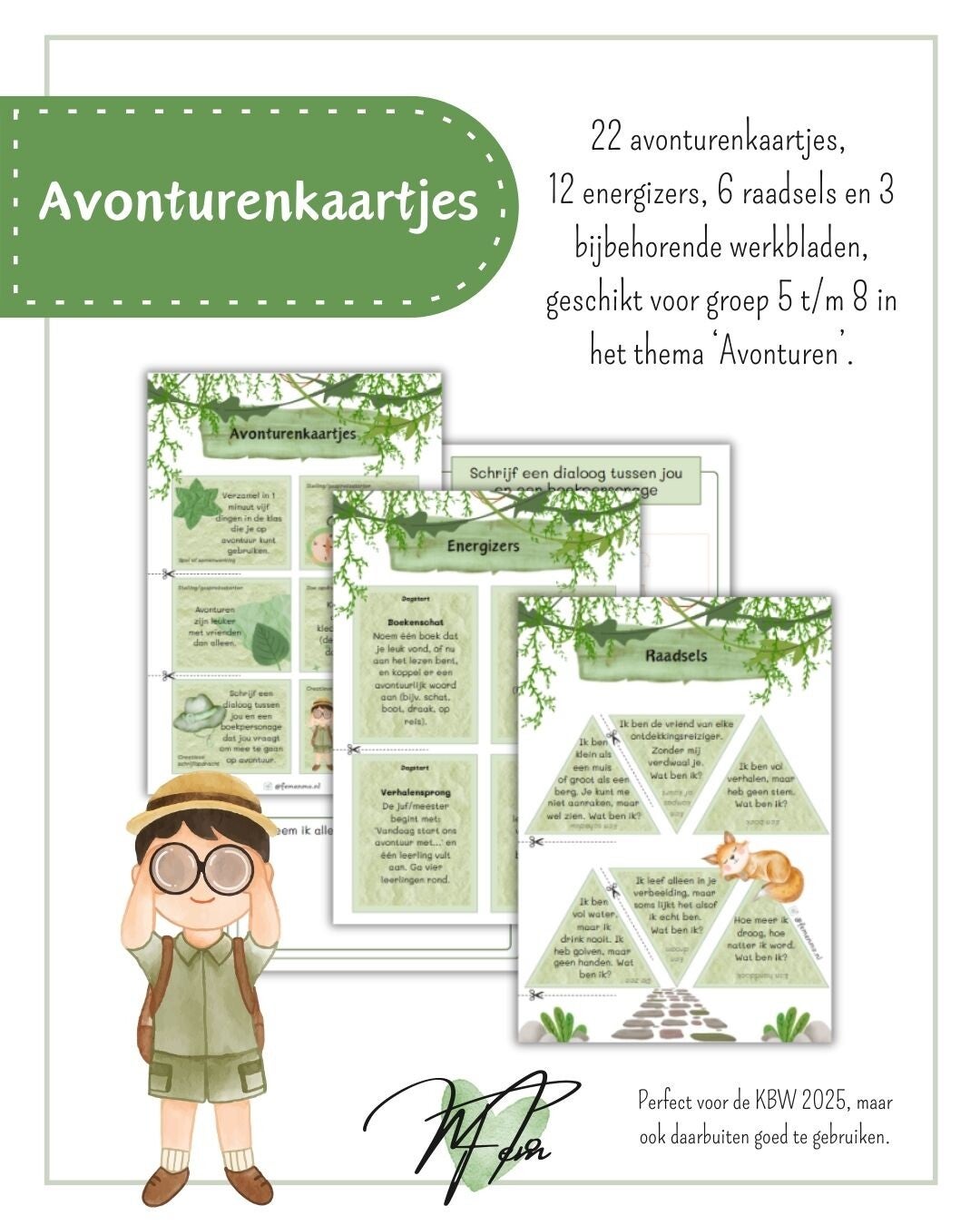 Avonturenkaartjes (groep 5 t/m 8)