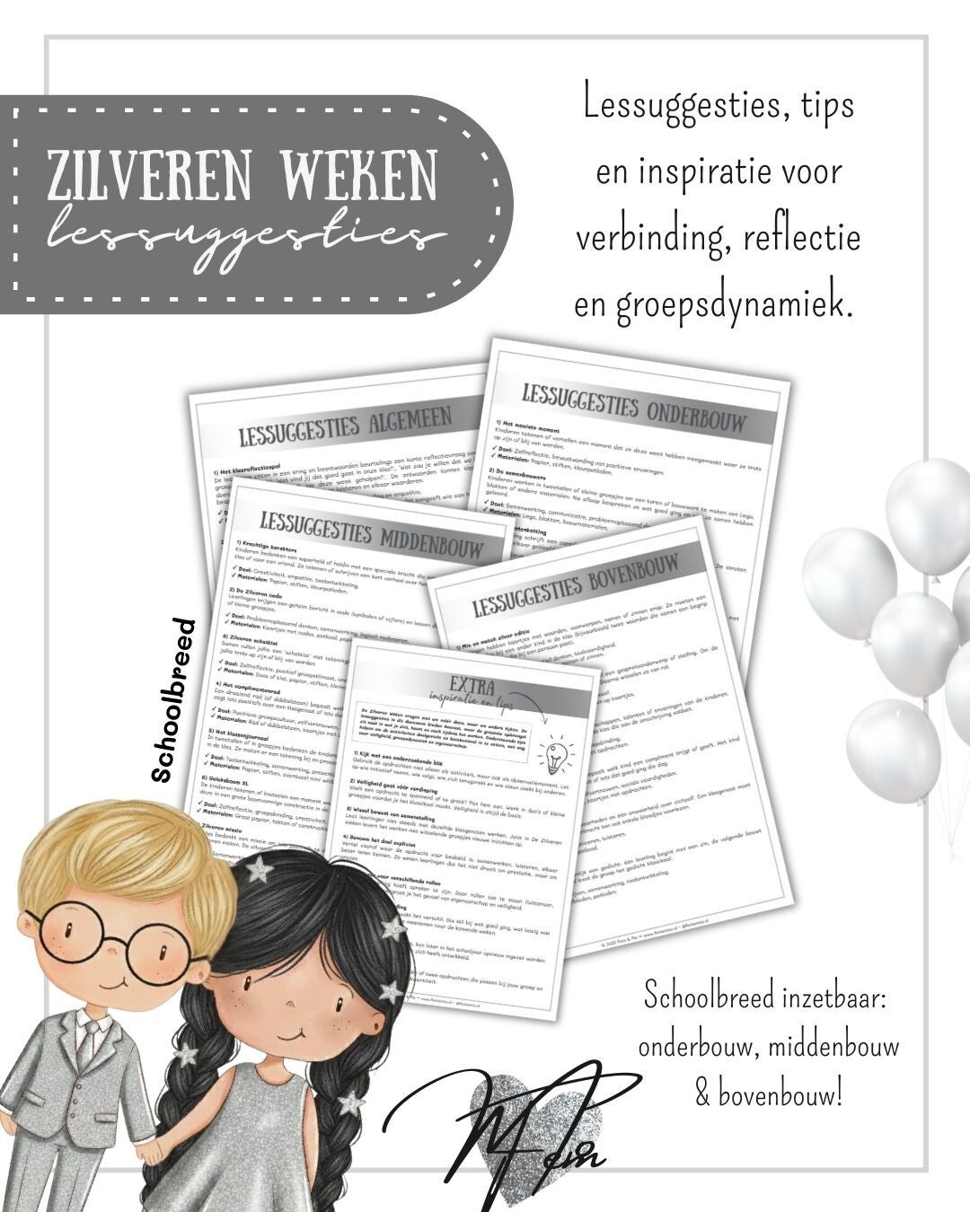 Zilveren Weken lessuggesties voor de onderbouw, middenbouw & bovenbouw