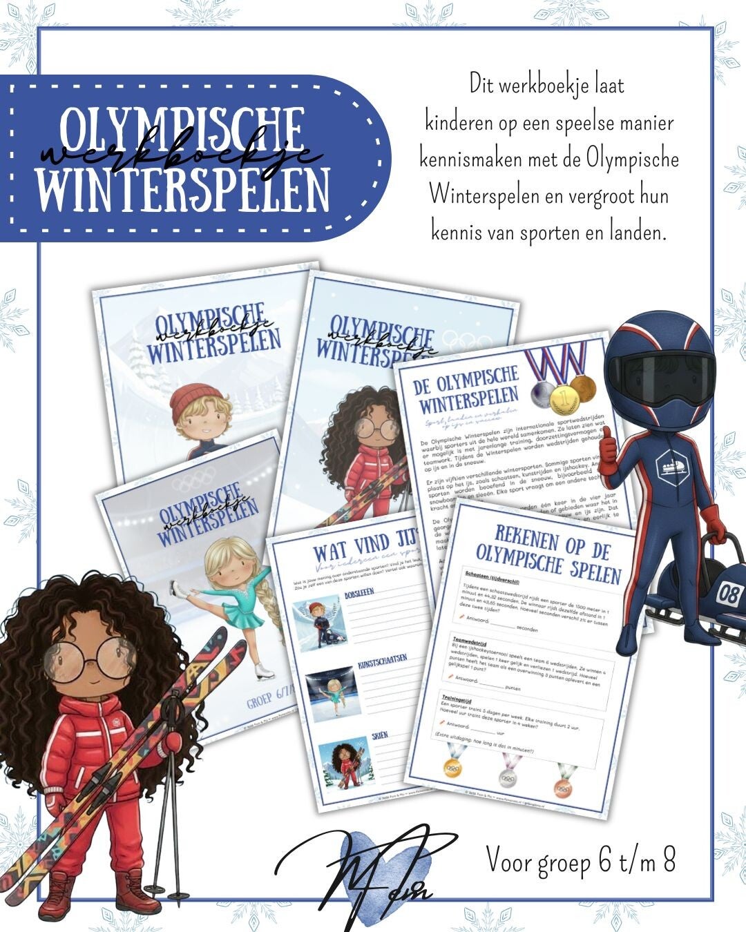 Werkboekje Olympische Winterspelen groep 6 t/m 8