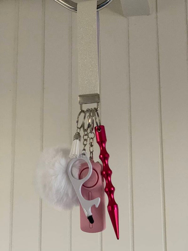 Veiligheids- en Hygiëne sleutelhangers - Rose