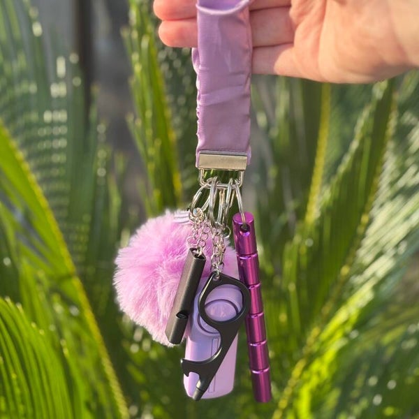 Veiligheids- en Hygiëne sleutelhangers - Amethyst