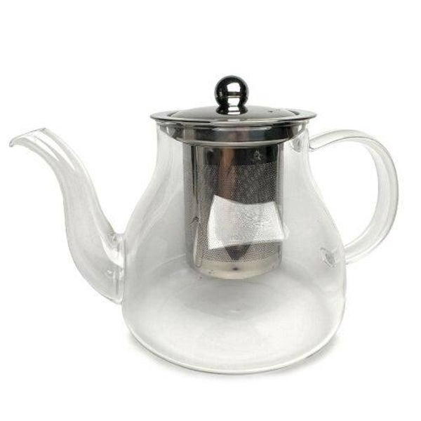 Lumina Delta Glass Teapot