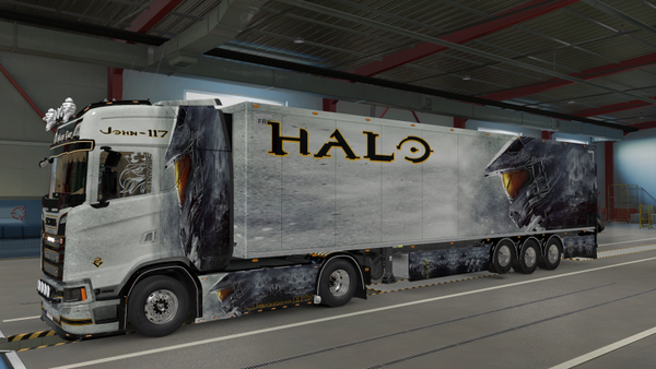 Scania S 2016 & Box Trailer - HALO