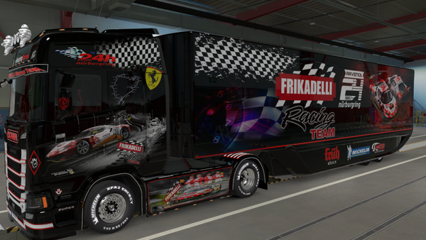 Scania S 2016 & Trailer Set - 24h Nürburgring