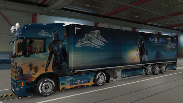 Scania S 2016 & Box Trailer - The Mandalorian