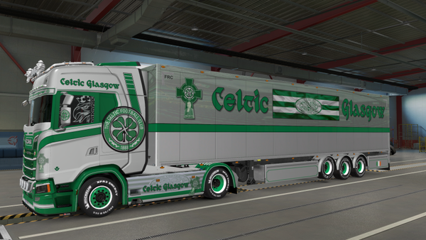 Scania S 2016 & Box Trailer - Celtic Glasgow