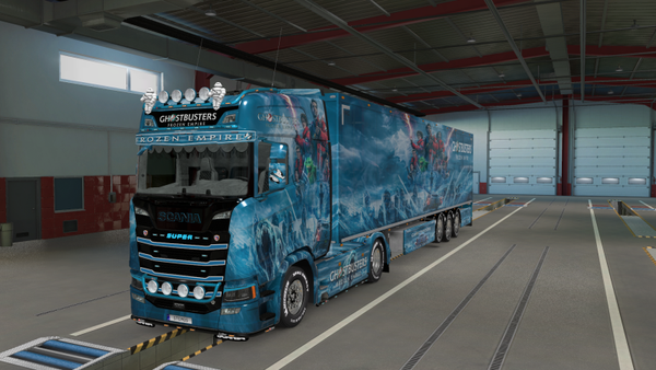 Scania S 2016 & Box Trailer - Ghostbusters