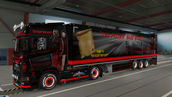 Scania S 2016 & Box Trailer - The Friend