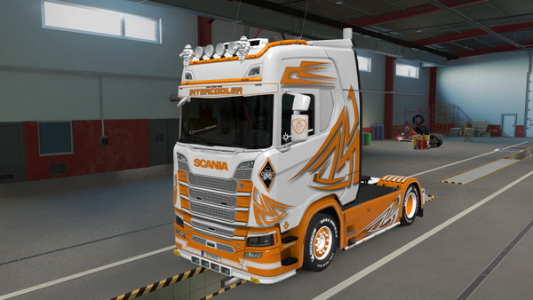 Scania S 2016 - Orange-Tribal