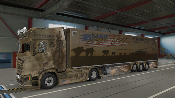 Scania S 2016 & Box Trailer - Semper Fidelis