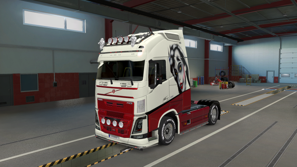 VOLVO FH Globetrotter XL - Black Snow White