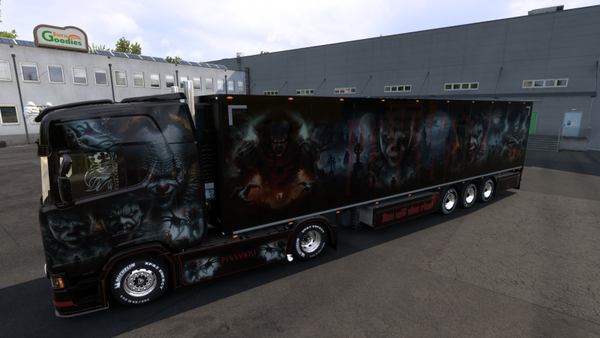 Scania S 2016 & Box Trailer - Pennywise