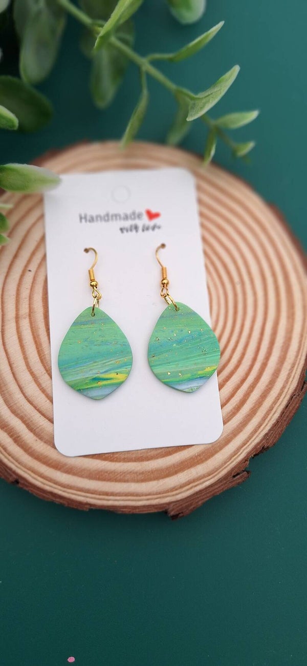 Handgemaakte oorbellen Ida multicolor