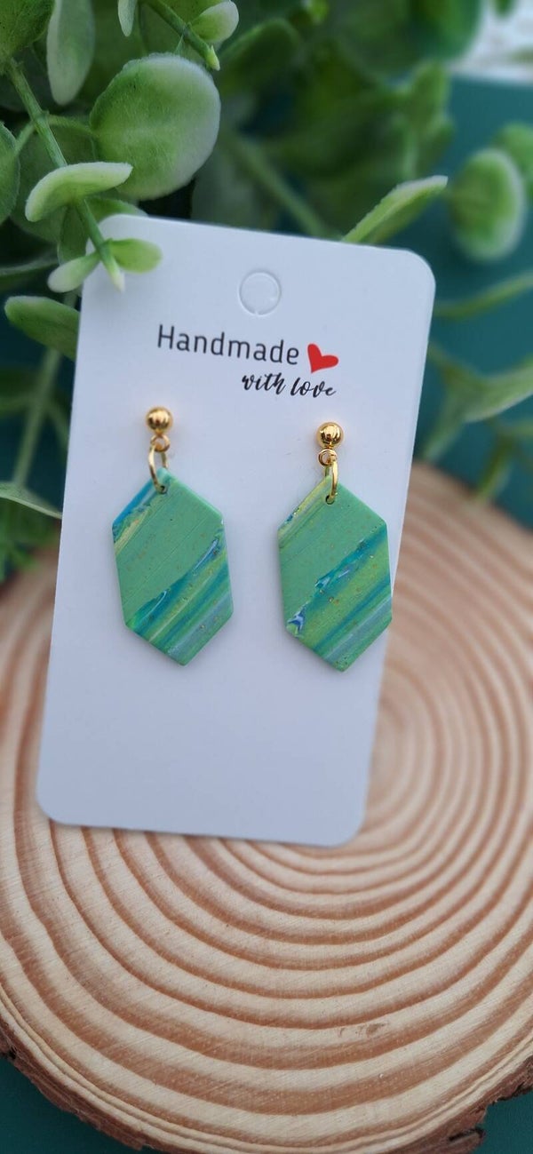 Handgemaakte oorbellen Noé multicolor