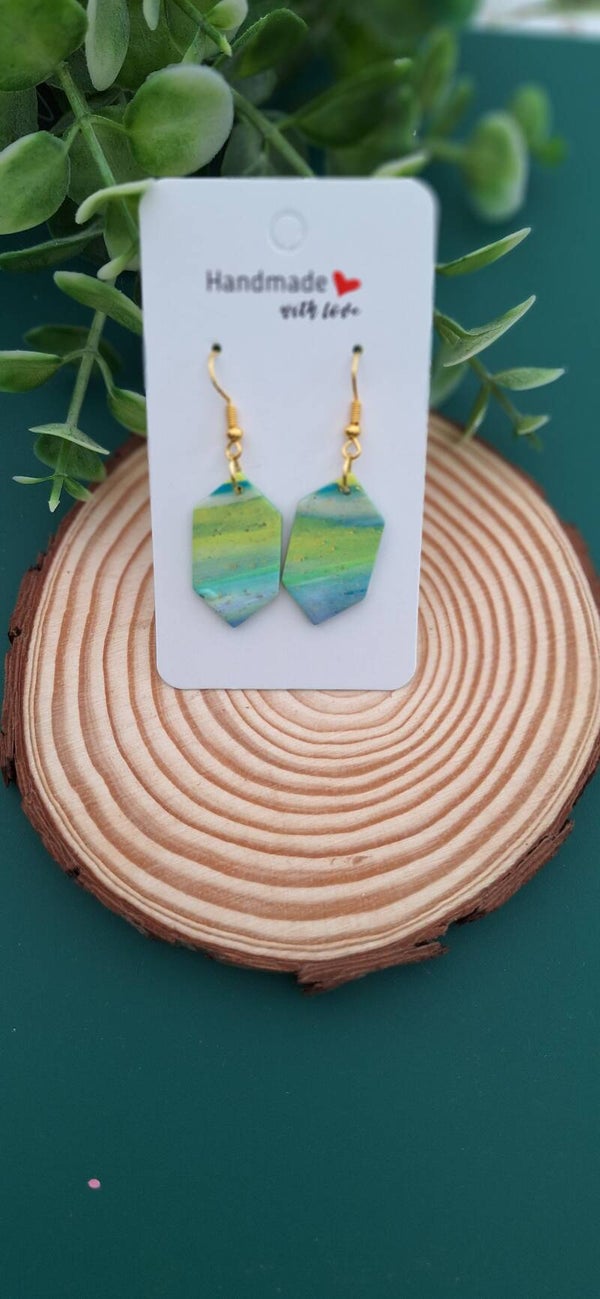 Handgemaakte oorbellen Noé multicolor 009.3