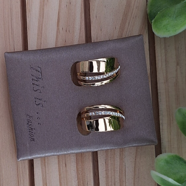 Clips oorbellen goudkleurig