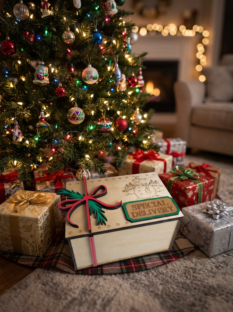 Snowman Special Delivery Gift Box