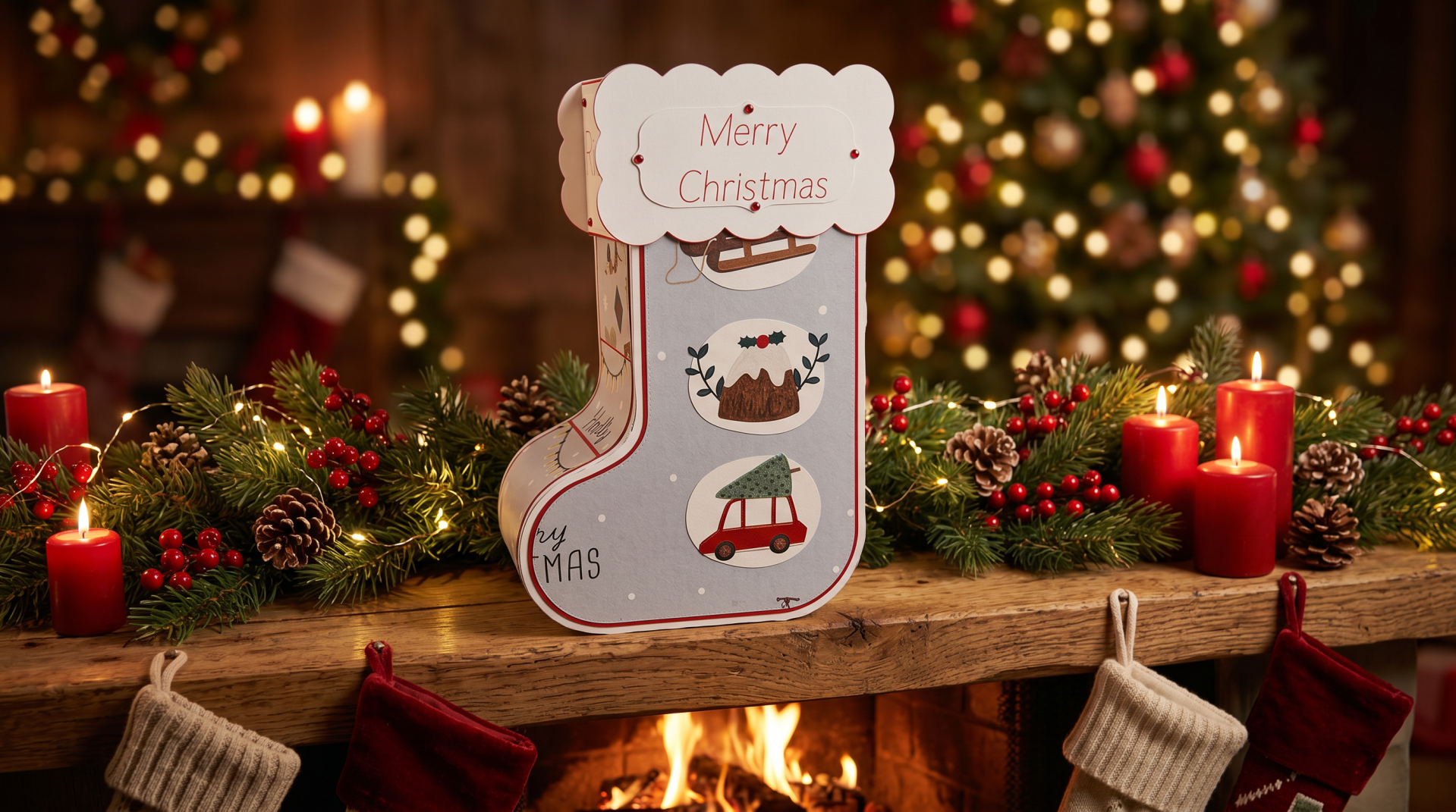 Christmas Stocking Gift Box