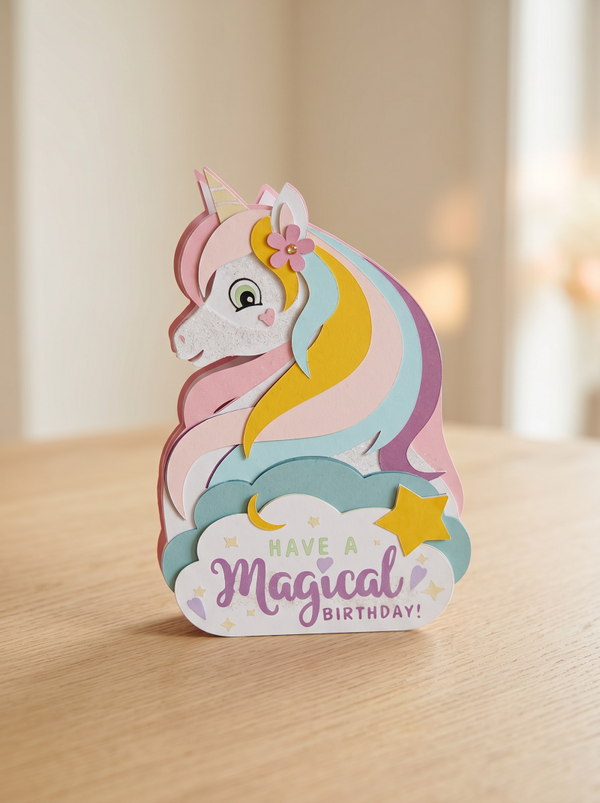 Magical Birthday Unicorn Card